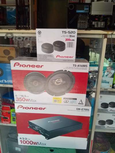 TS -520@5500 Ts-350w/80 RMS compound speakers@8500 Gm 1000w amplifier@13000